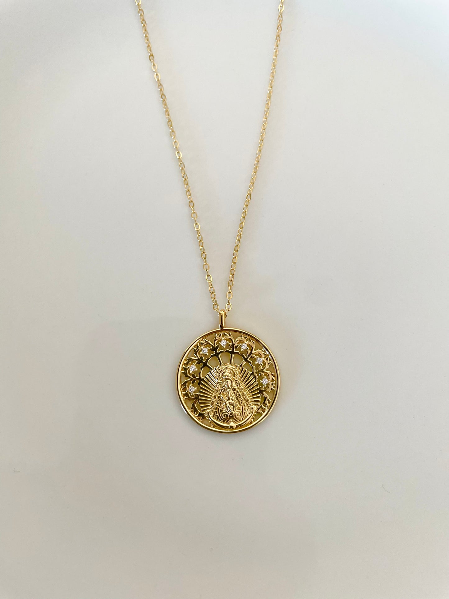 Gargantilla de Plata de Ley | Virgen del Rocío Plata de Ley