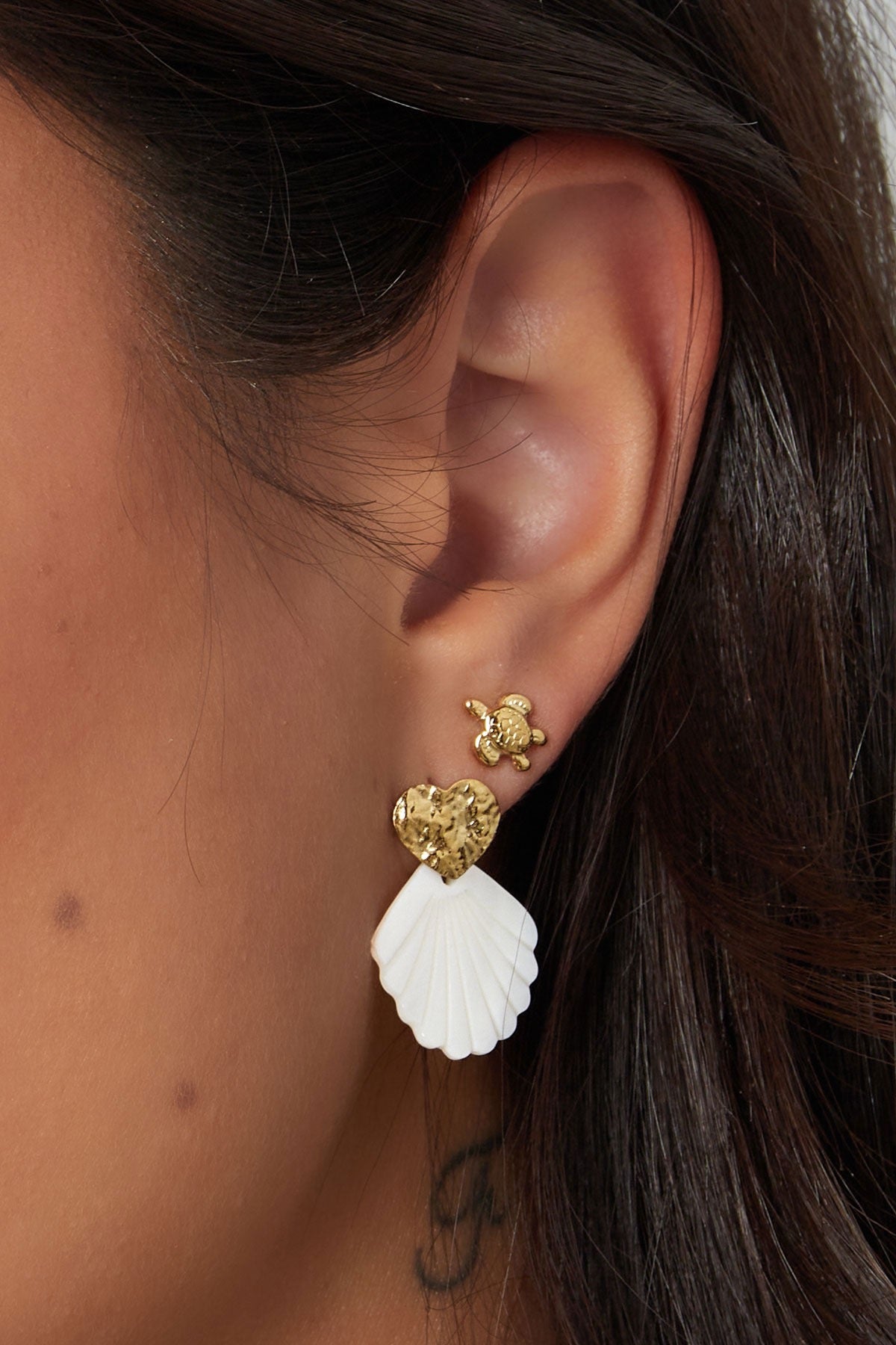 Pendientes Tortuga Acero Inoxidable