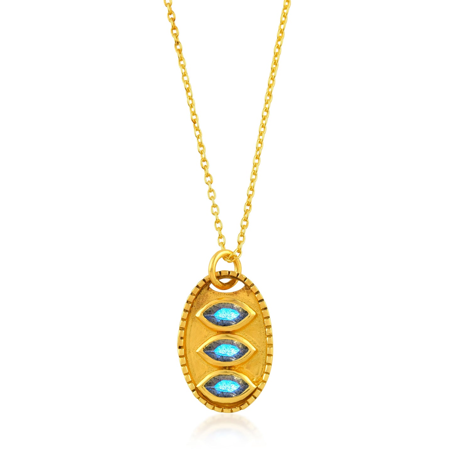 Collar Mineral Trilogy Plata de ley / Baño de oro 18k