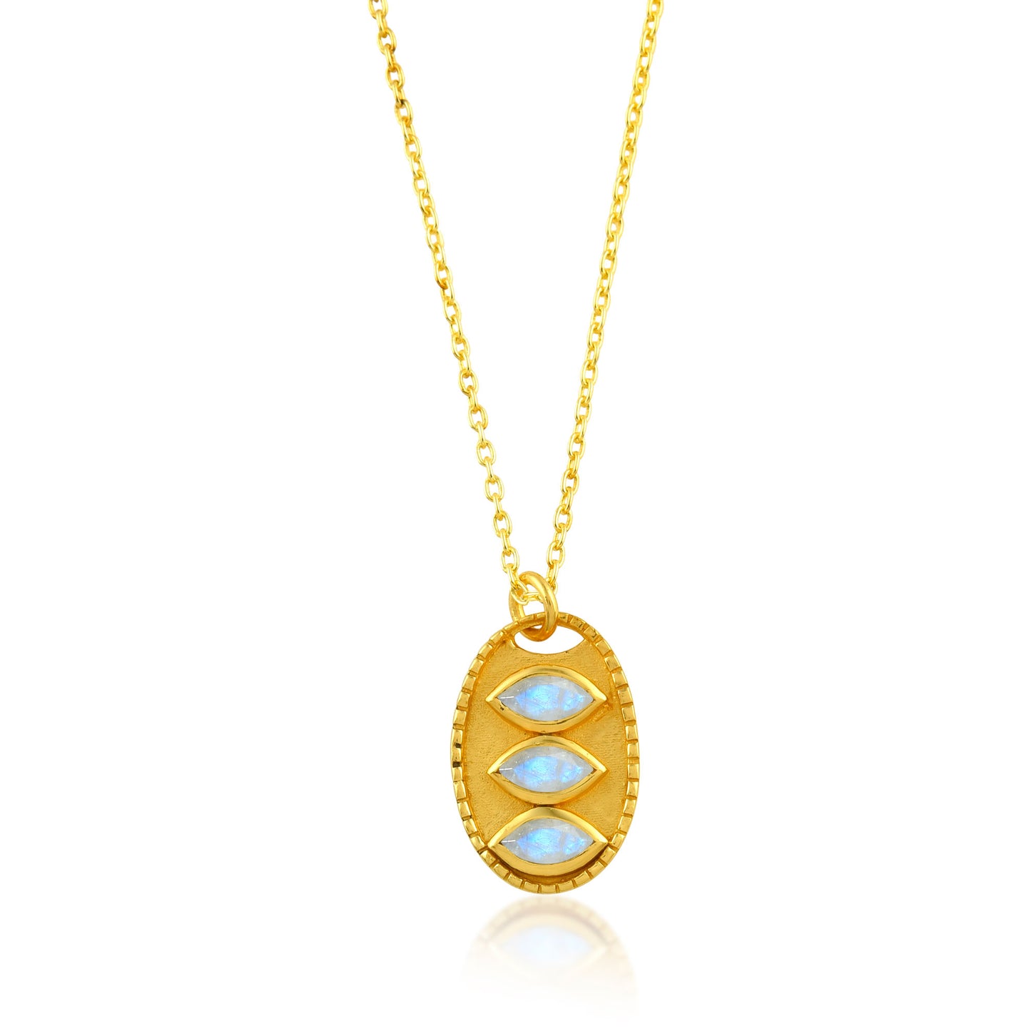 Collar Mineral Trilogy Plata de ley / Baño de oro 18k