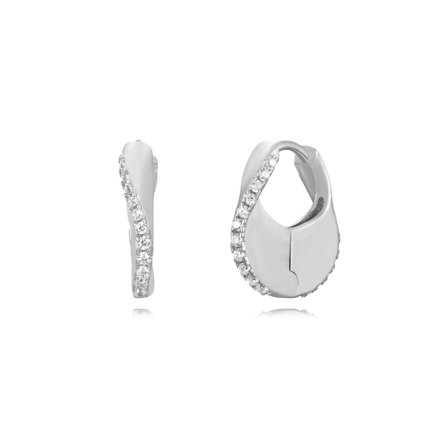 Pendientes Bolso Circonitas (Elige tu color)
