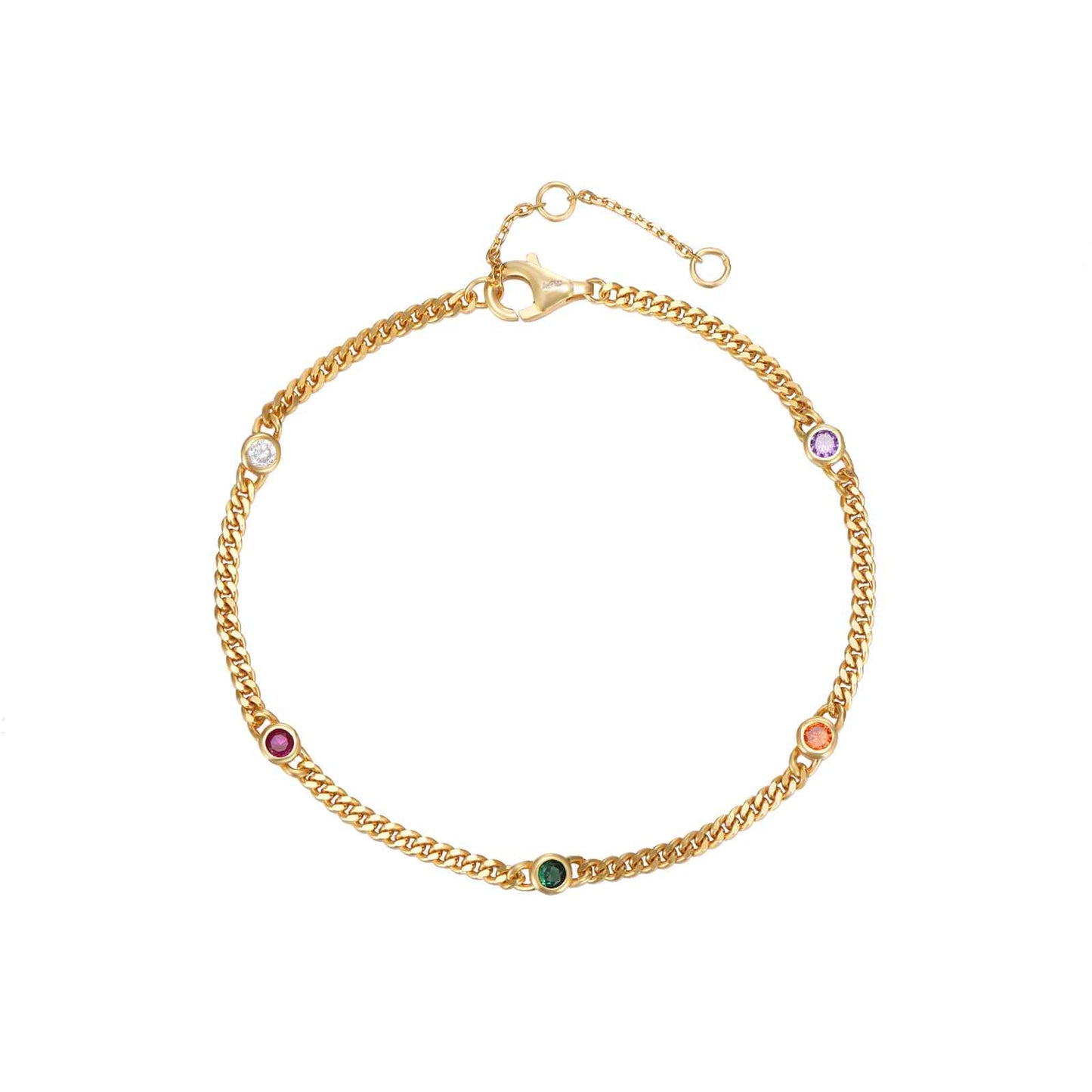 Pulsera Lis (Elige tu color) Plata de Ley
