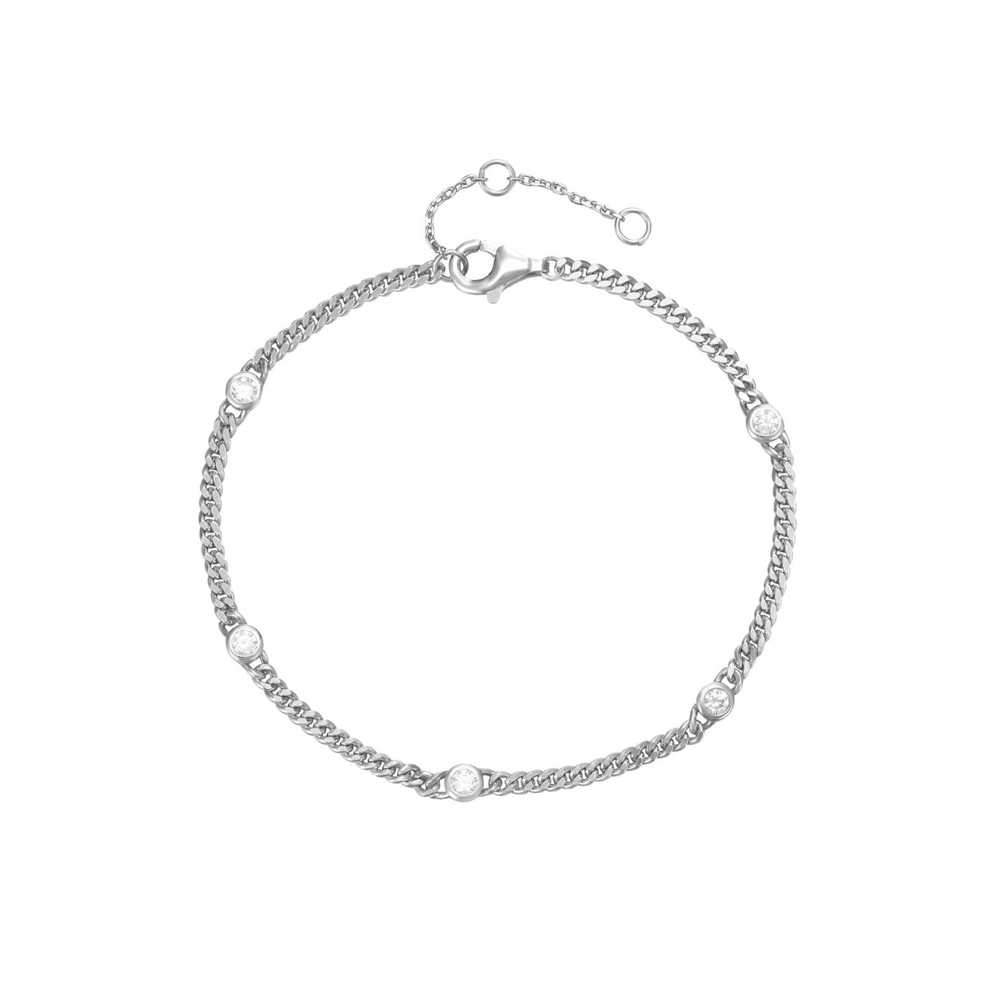 Pulsera Lis (Elige tu color) Plata de Ley