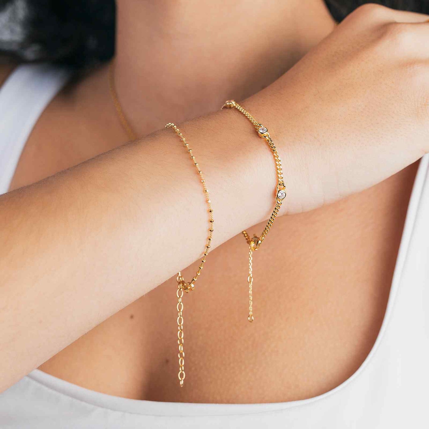 pulsera plata de ley circonitas