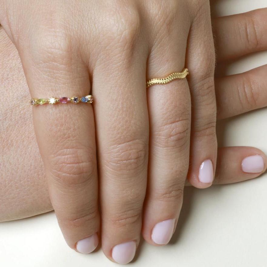 Anillo Margot Circonitas Plata de Ley