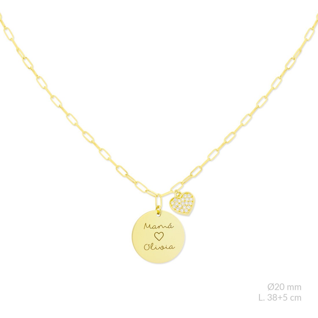 Gargantilla Plata de Ley Personalizada