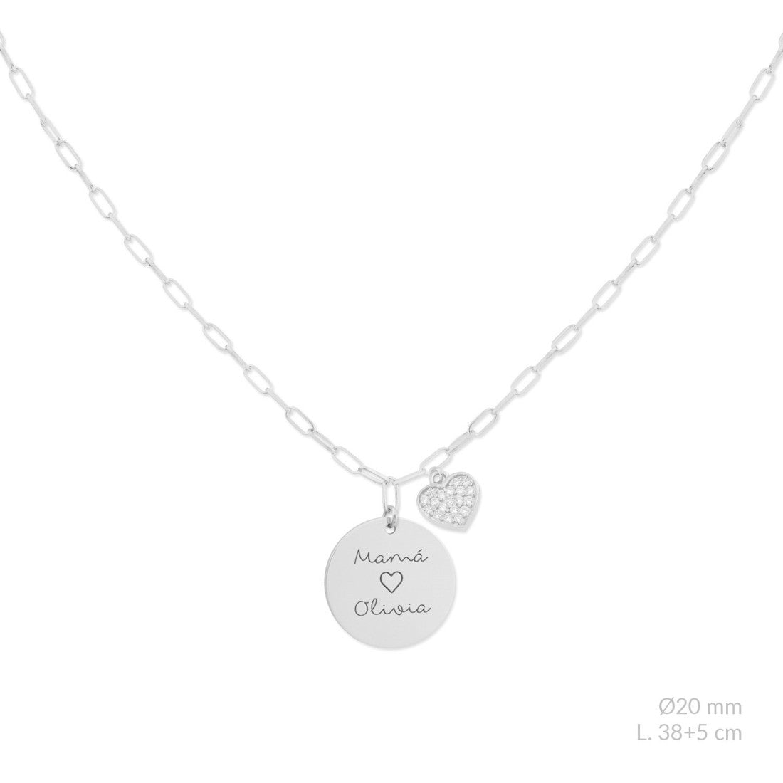 Gargantilla Plata de Ley Personalizada
