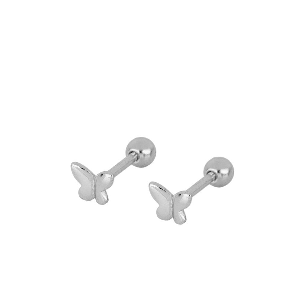 Piercing Mini Mariposa Plata de Ley