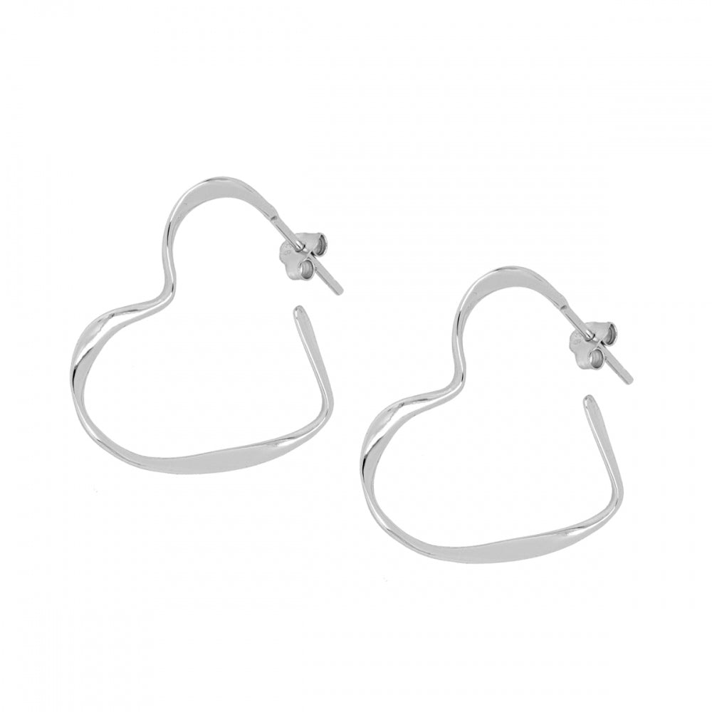 Pendientes Corazón Plata de Ley