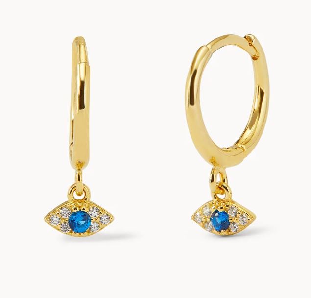 Pendientes Ojo Turco Plata de Ley
