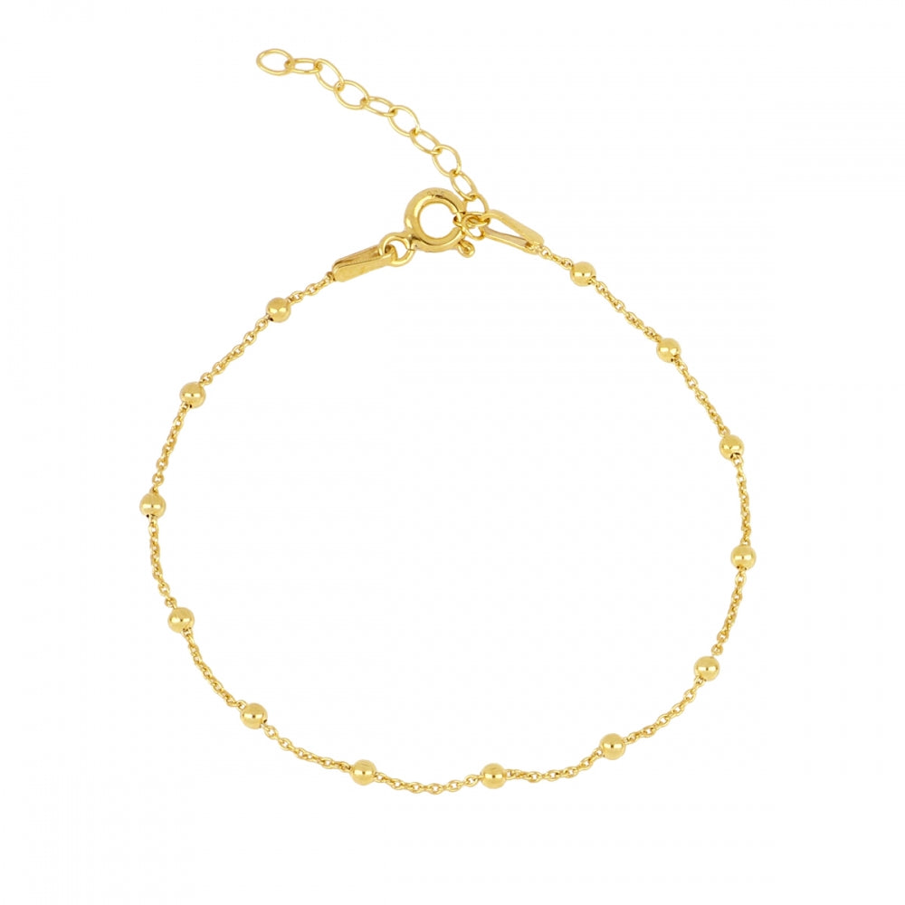 Pulsera Bolitas Basic Plata de Ley