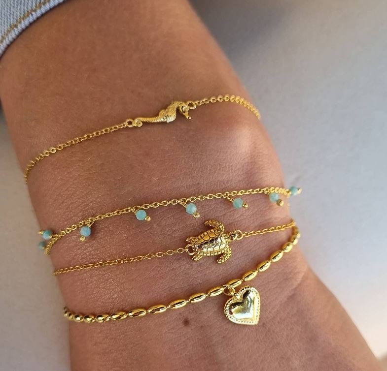 Pulsera Gold Love Plata de Ley