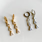 Pendientes gota circonitas