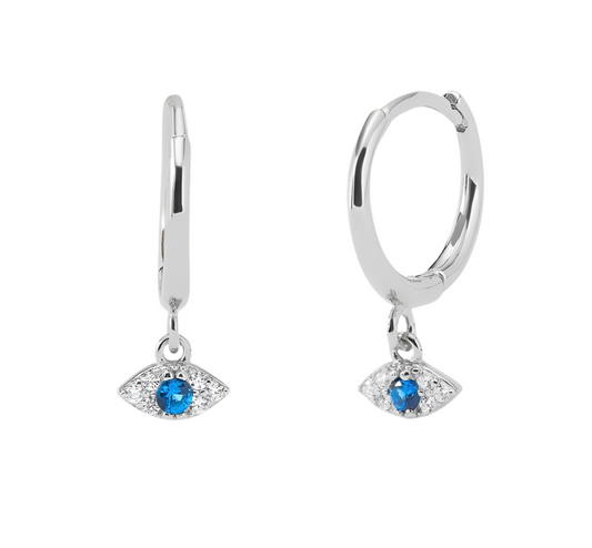Pendientes Ojo Turco Plata de Ley