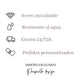 Pulsera Alsacia - Amatista y Citrino Acero Inoxidable