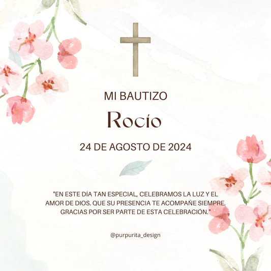 Tarjeta Personalizada Purpuritadesign