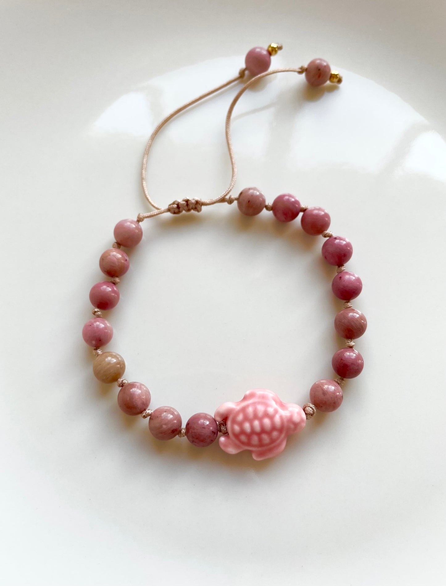 Pulsera Tortuga Rodonita