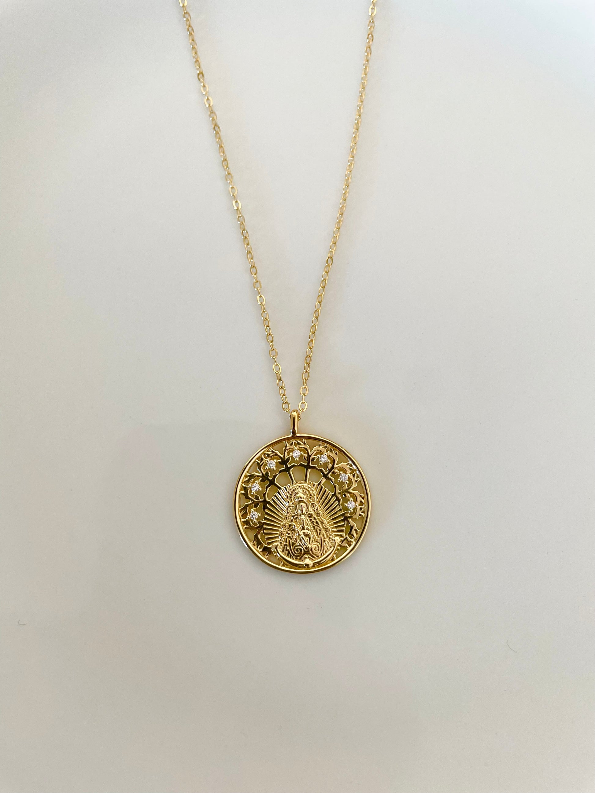 Gargantilla de Plata de Ley | Virgen del Rocío Plata de Ley