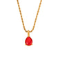 Collar Piedra Nacimiento Acero Inoxidable