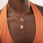Collar Mineral Trilogy Plata de ley / Baño de oro 18k