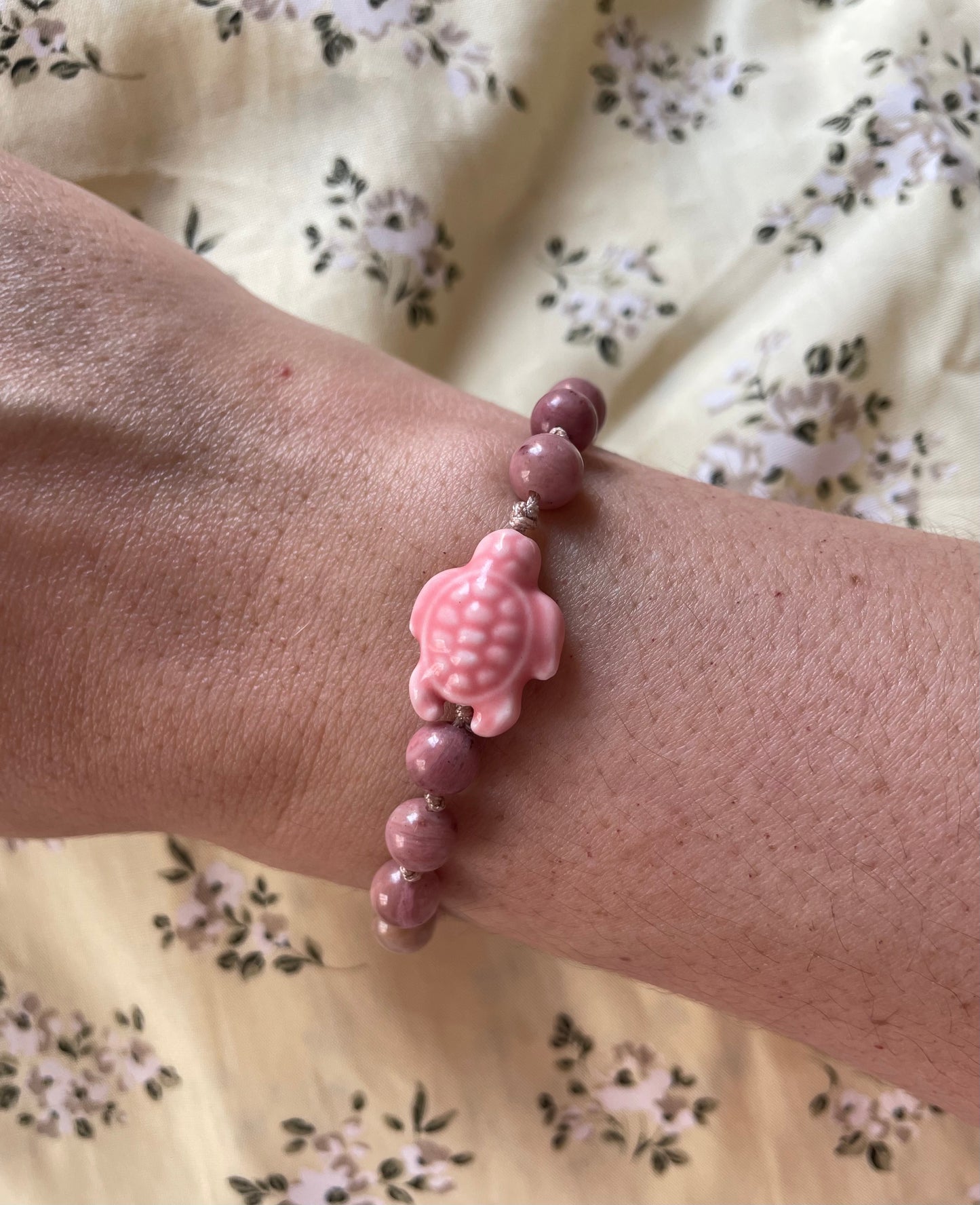 Pulsera Tortuga Rodonita