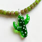 Collar Cactus Acero Inoxidable