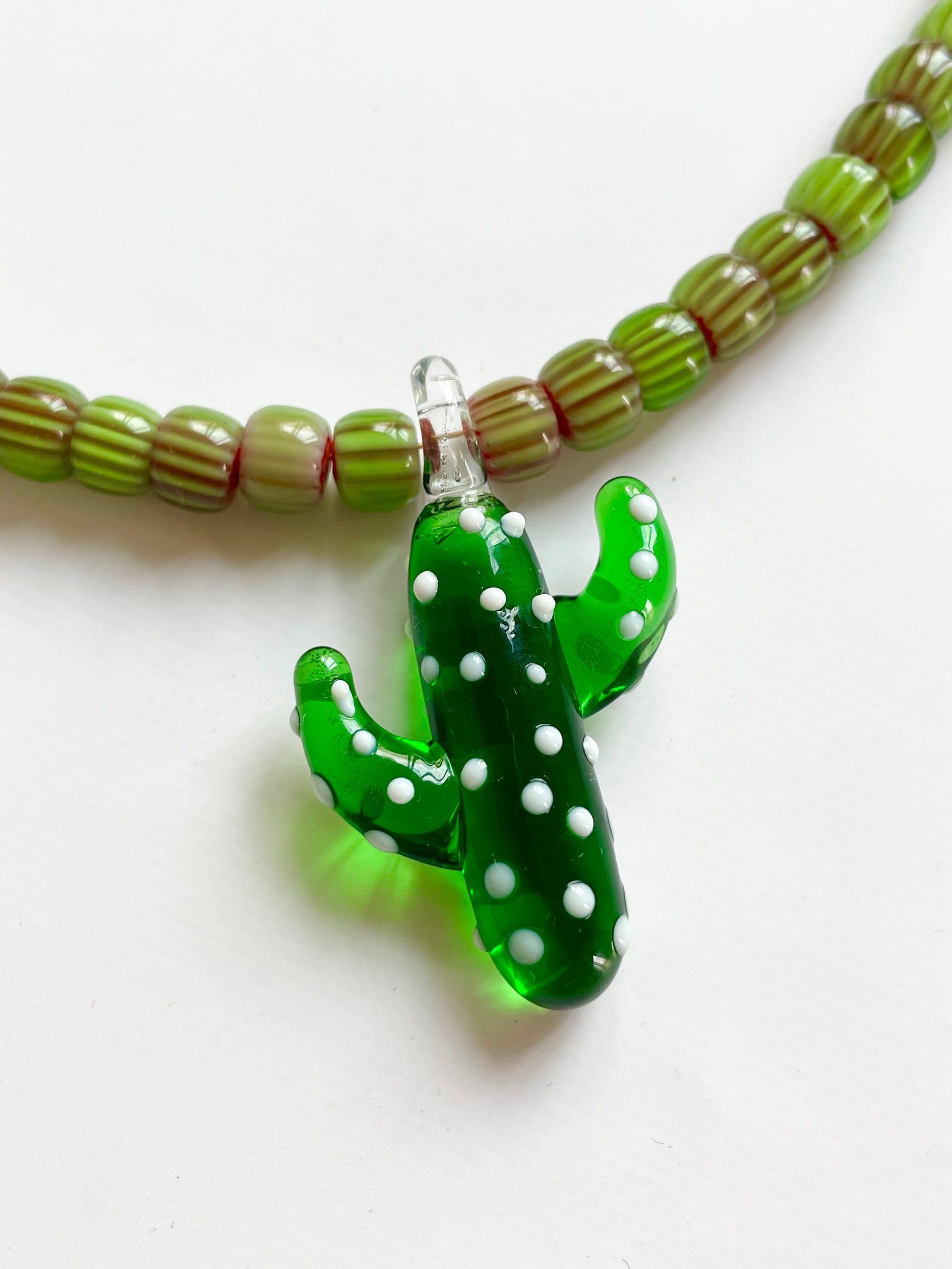 Collar Cactus Acero Inoxidable