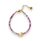 Pulsera amatista y citrino