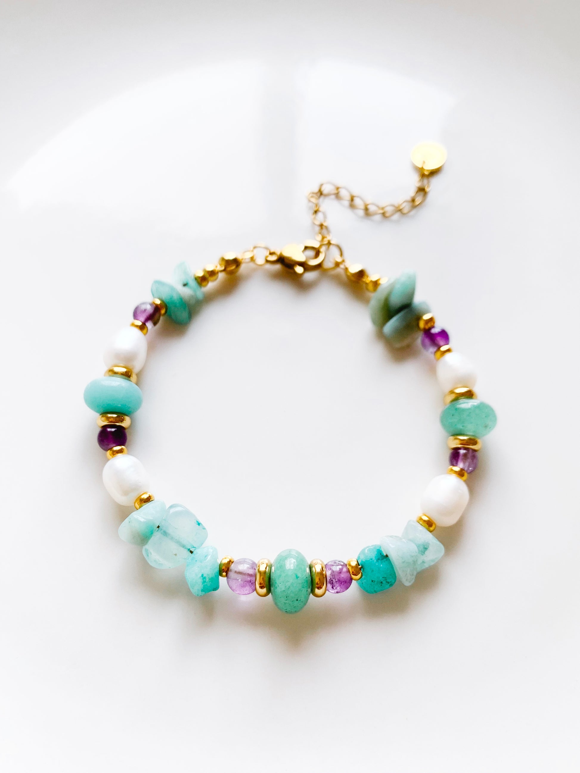 Pulsera bohemia piedras naturales