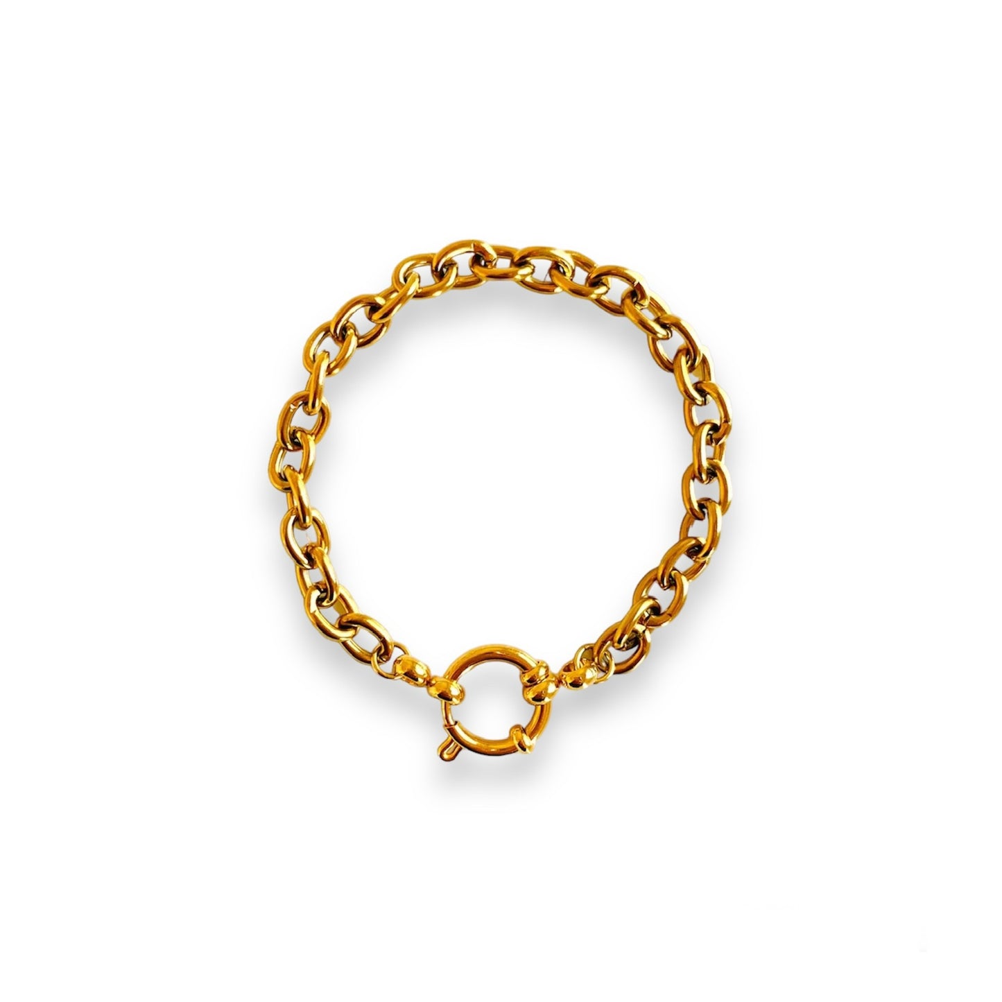 Pulsera eslabones gruesa