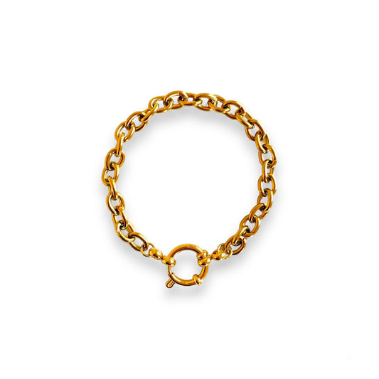 Pulsera eslabones gruesa