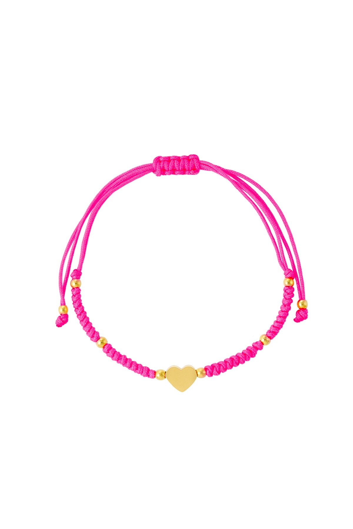 Pulsera corazón trenzado Acero Inoxidable