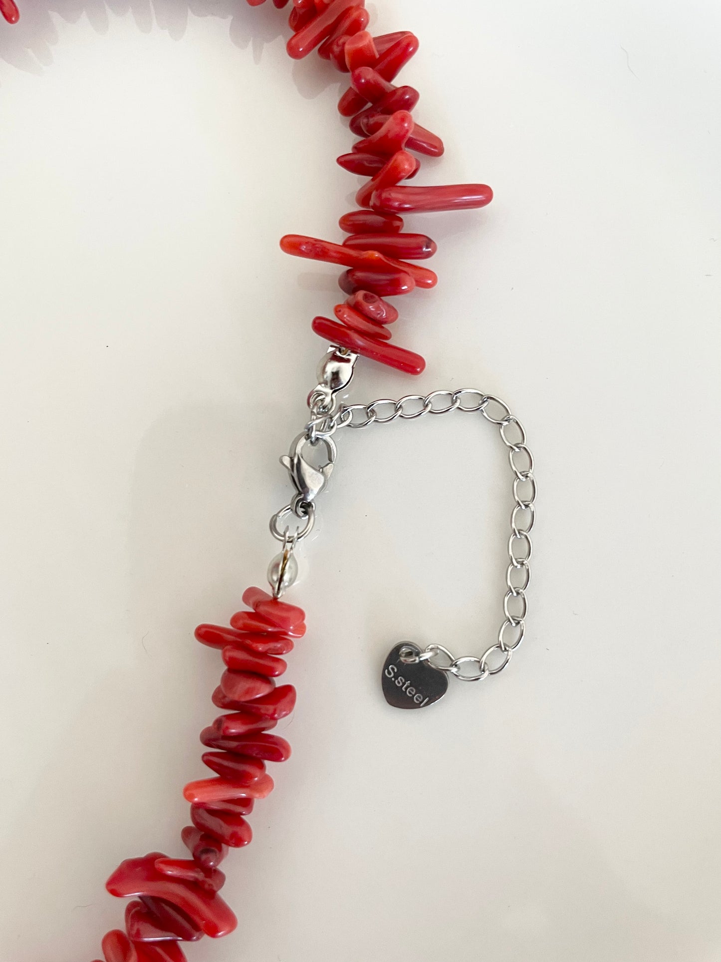 Collar Coral Acero Inoxidable