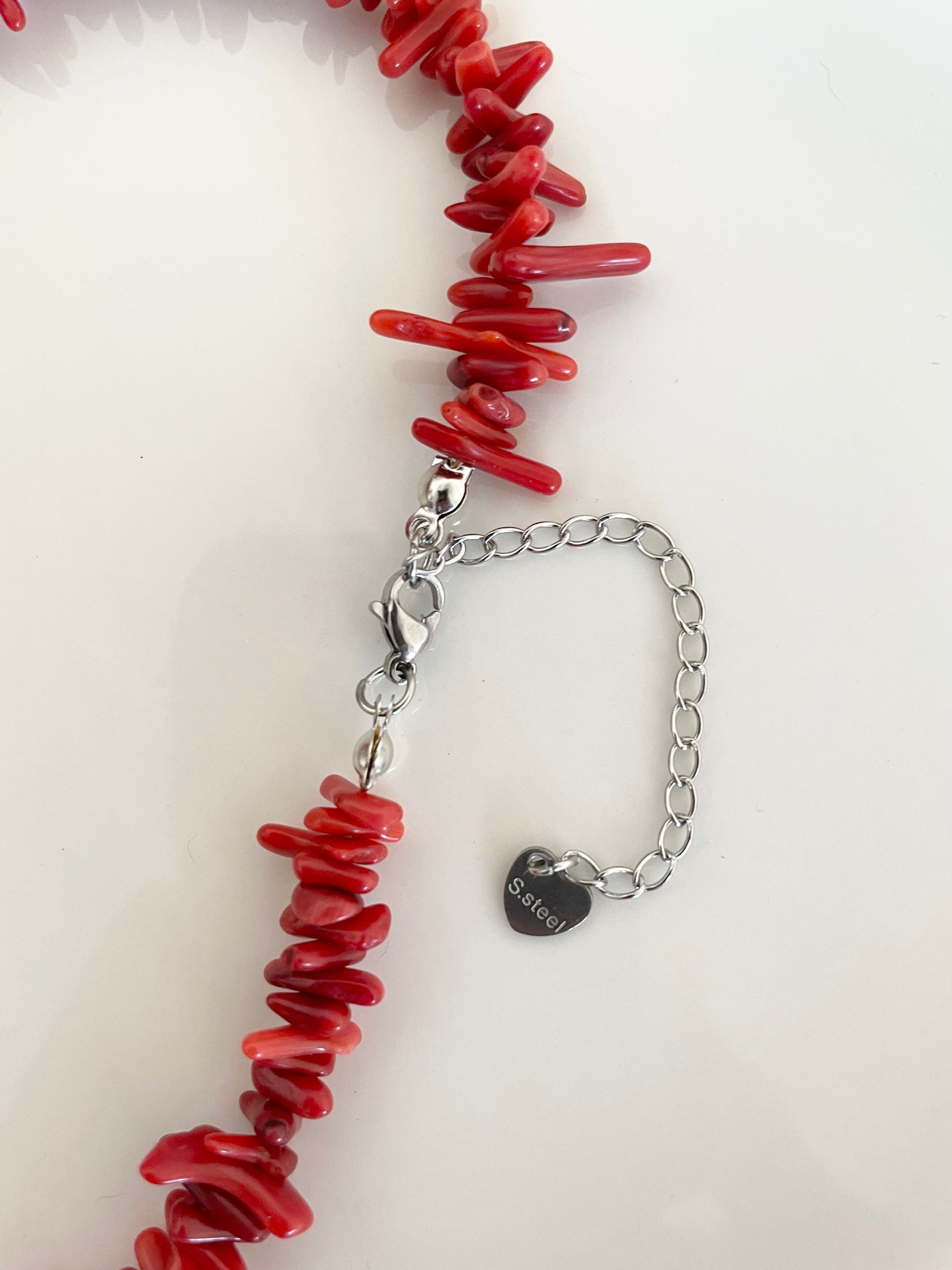 Collar Coral Acero Inoxidable