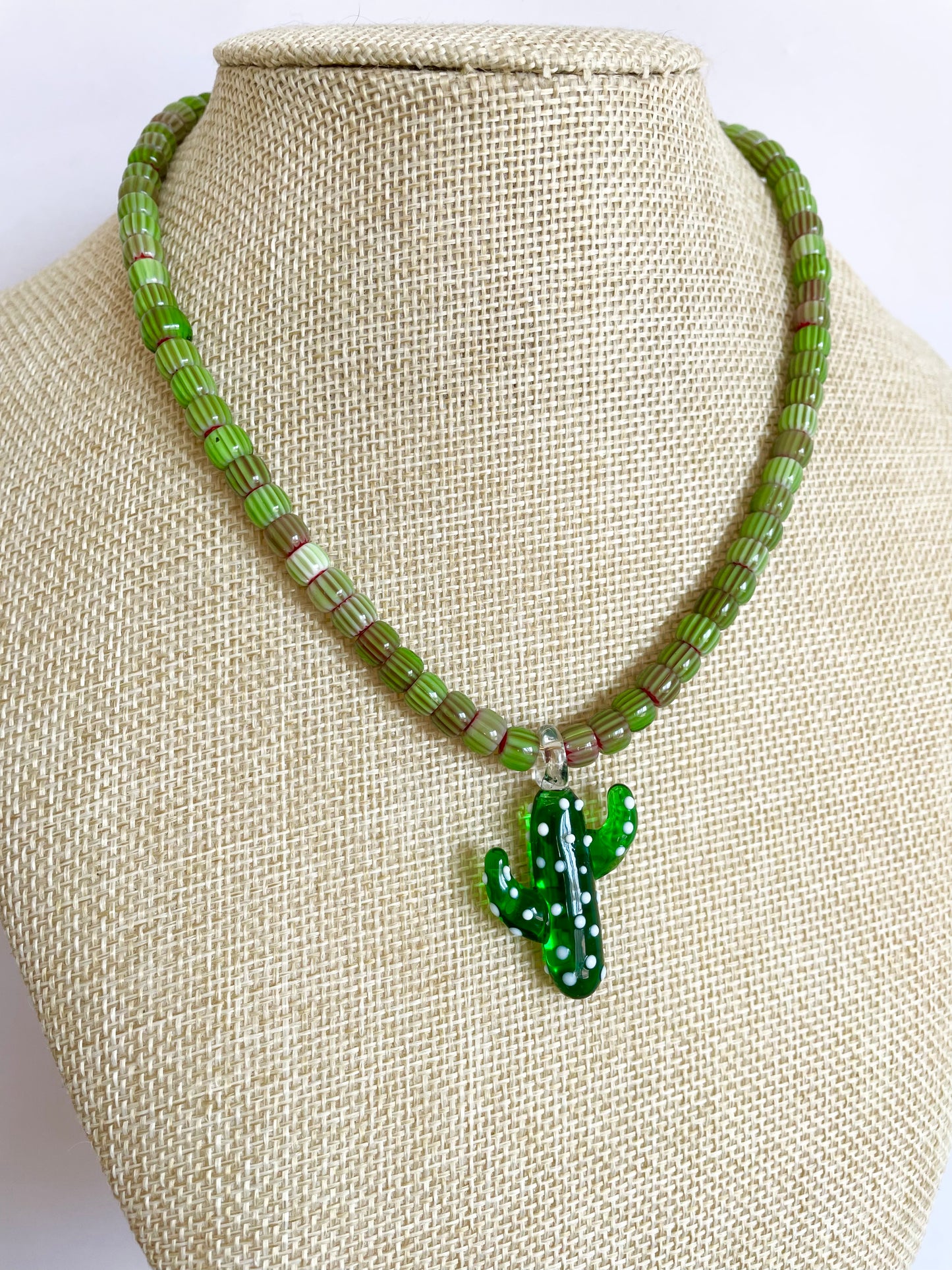 Collar Cactus Acero Inoxidable
