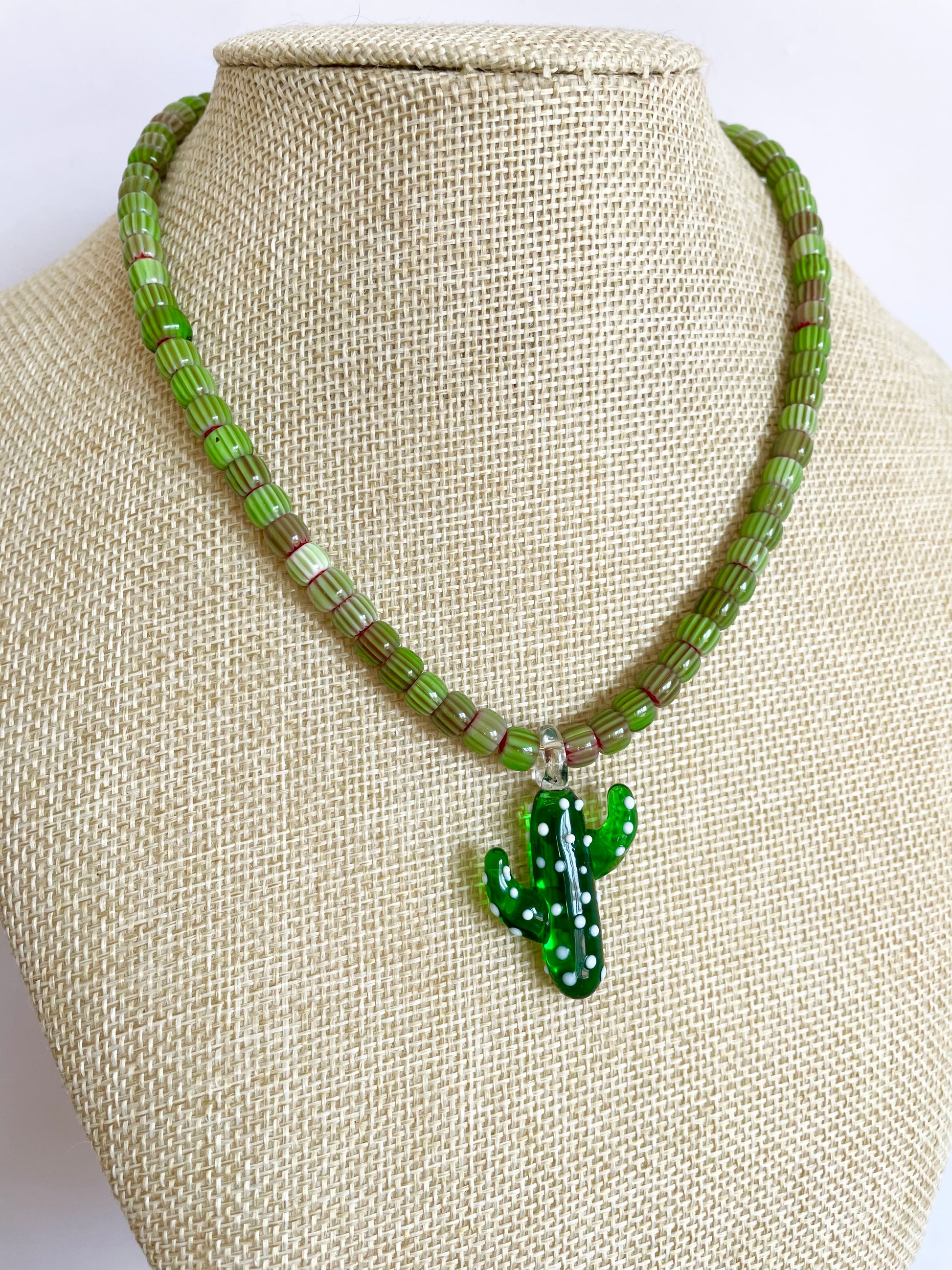 Collar Cactus Acero Inoxidable