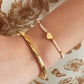 Pulsera corazón trenzado Acero Inoxidable