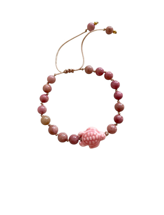 Pulsera Tortuga Rodonita