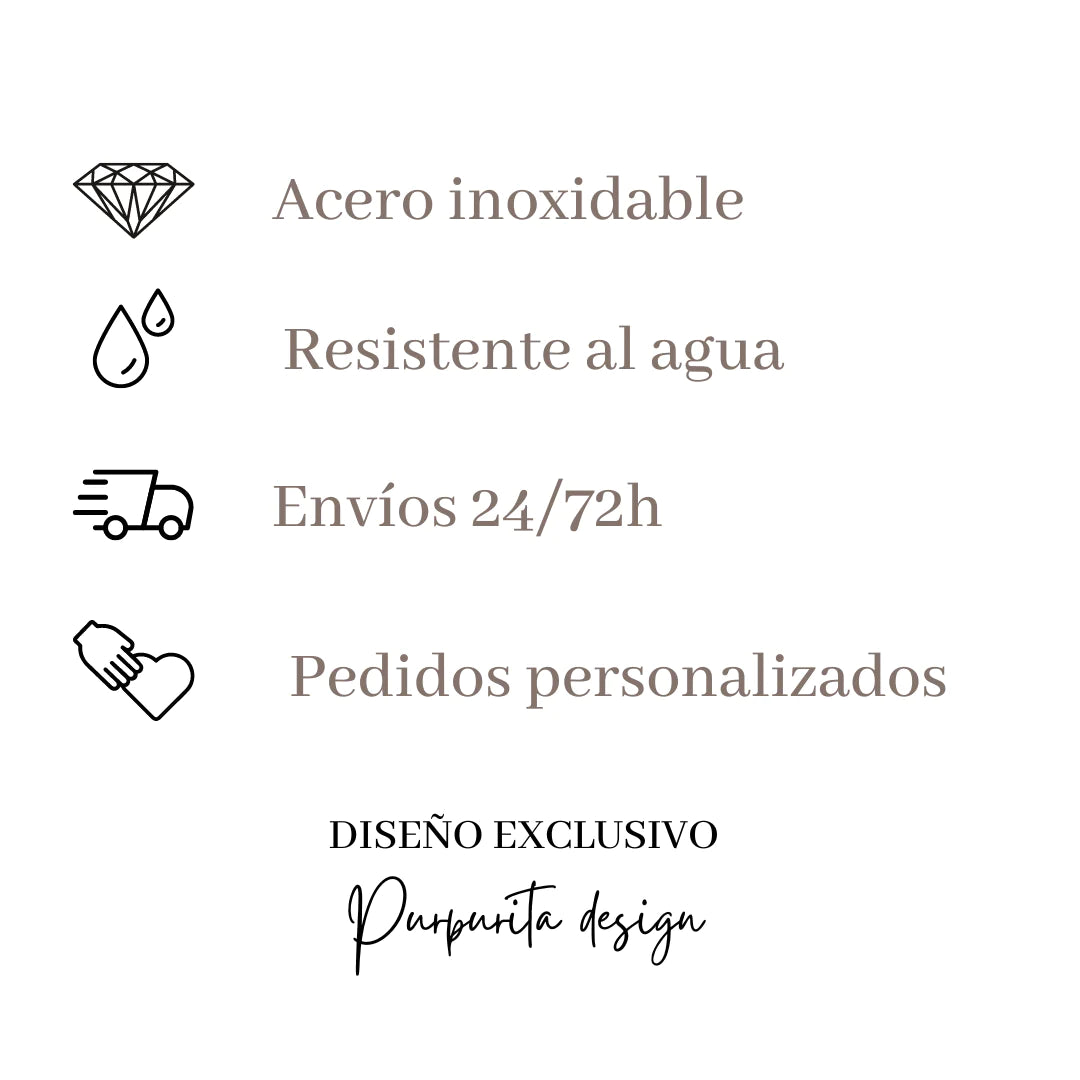 Pulsera Tanzania - Ojo de tigre y ónix Acero Inoxidable