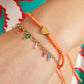 Pulsera corazón trenzado Acero Inoxidable