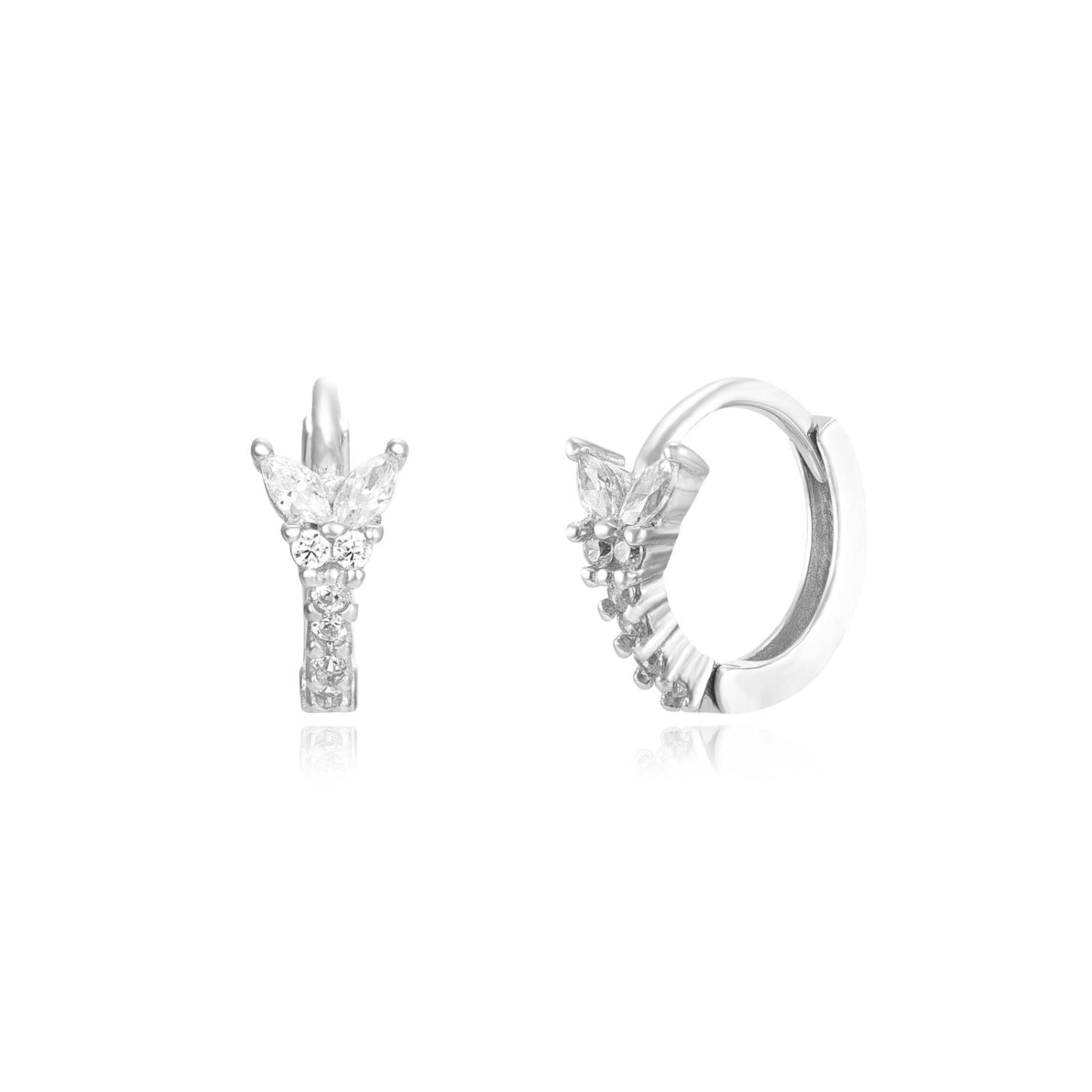 Pendientes Mariposa circonitas Plata de Ley