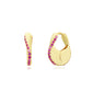 Pendientes Bolso Circonitas (Elige tu color)