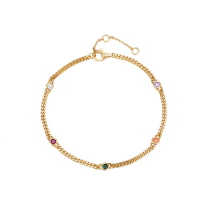 Pulsera Lis (Elige tu color) Plata de Ley