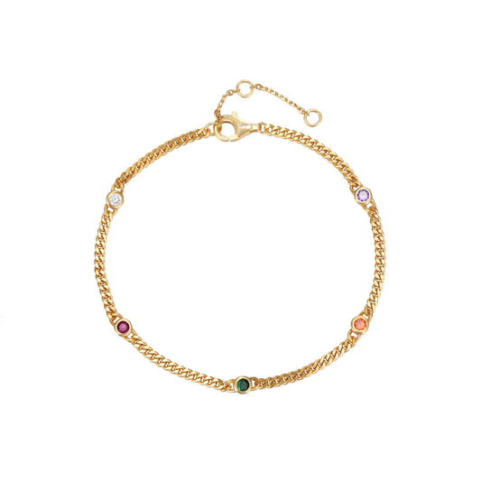 Pulsera Lis (Elige tu color) Plata de Ley