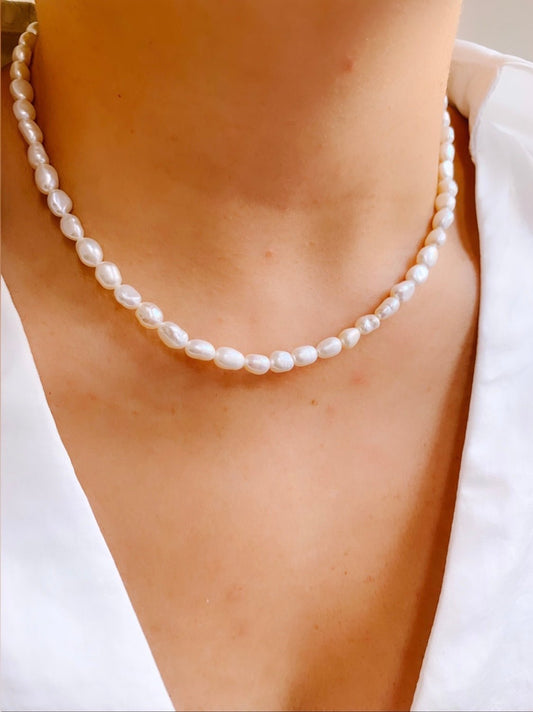 Collar Perlas naturales cultivadas - Purpuritadesign