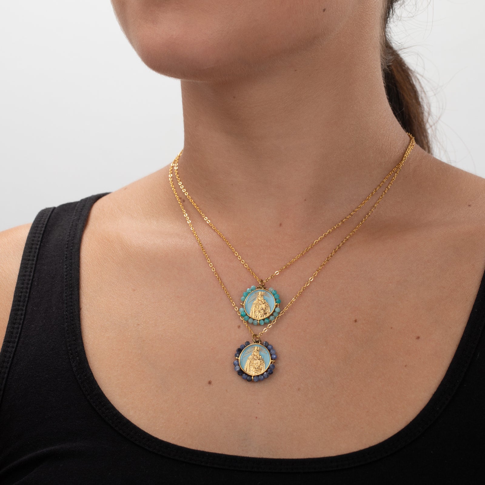 Collar Virgen Del Carmen - Purpuritadesign