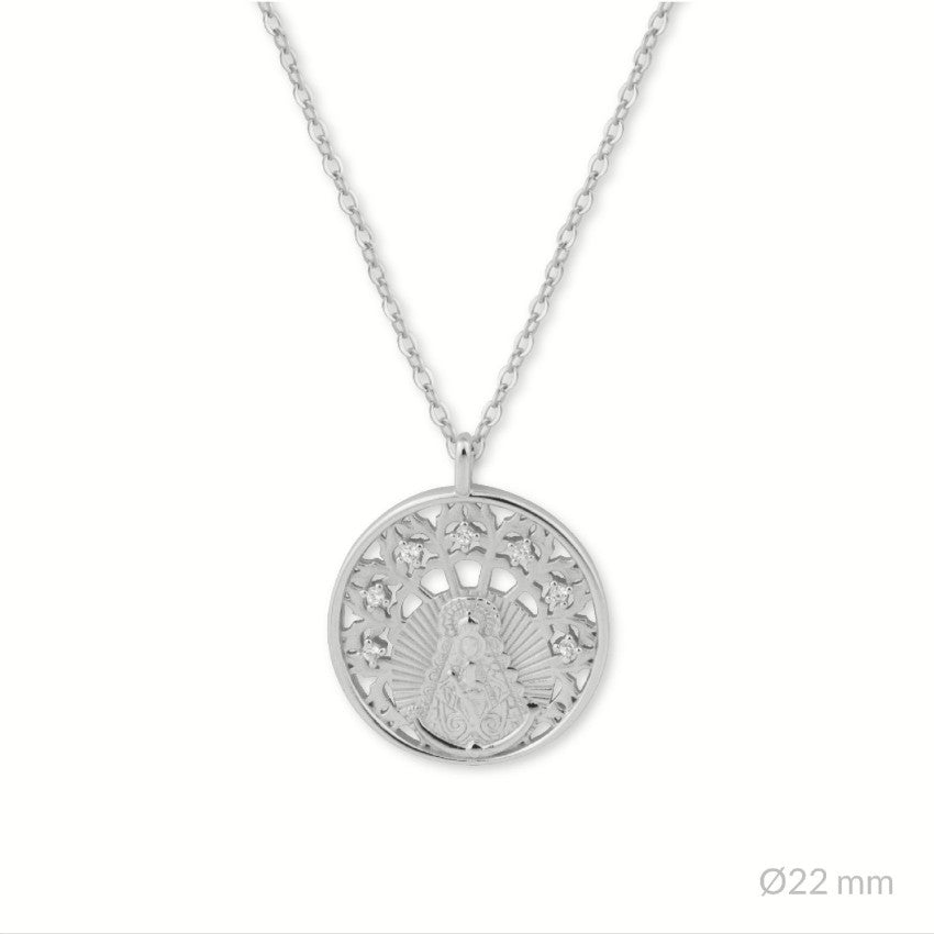 Gargantilla de Plata de Ley | Virgen del Rocío - Purpuritadesign