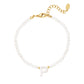 Pulsera Letra personalizada en nácar Acero Inoxidable