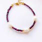 Pulsera Granada - granate