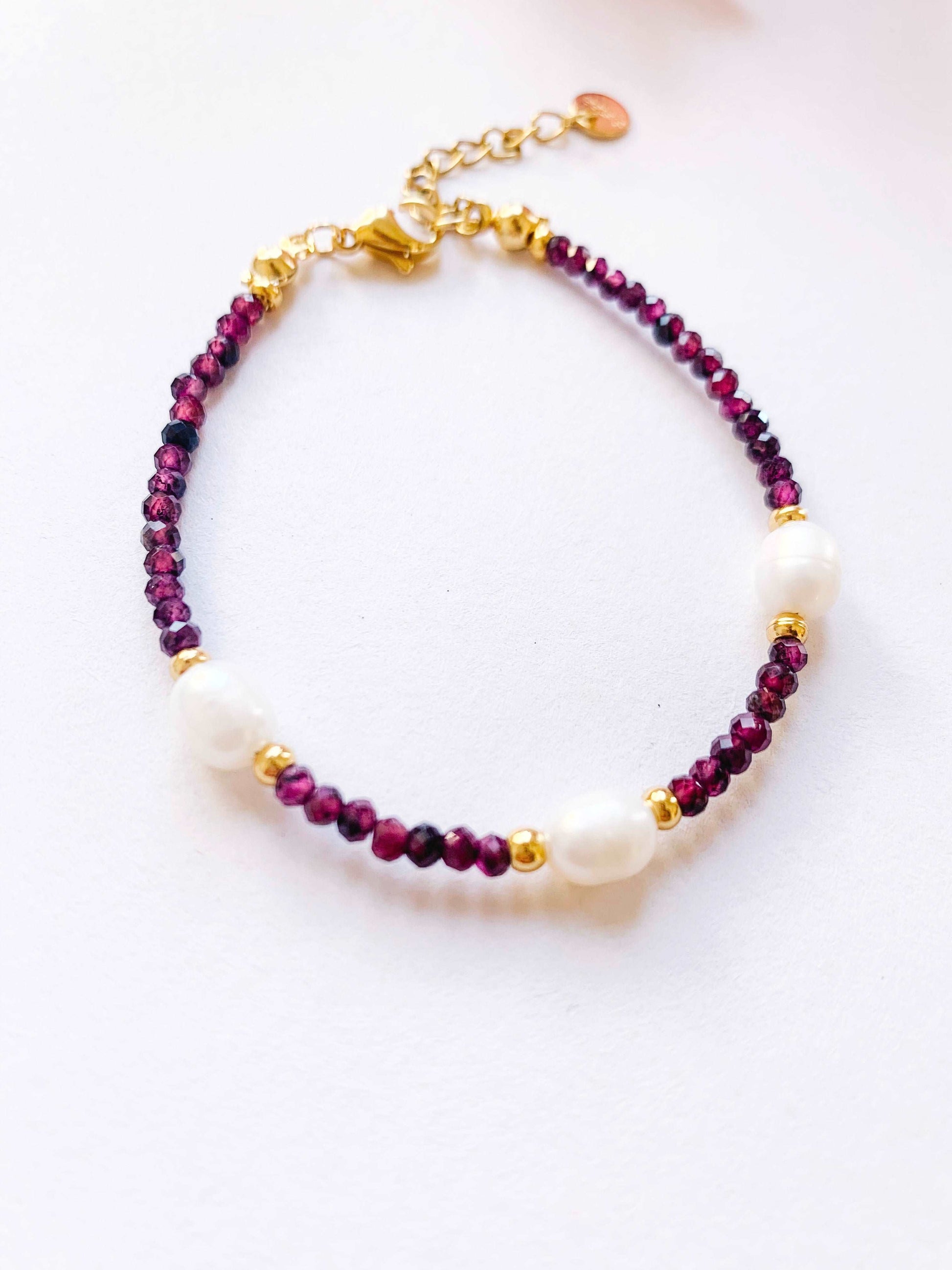 Pulsera Granada - granate